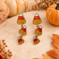 Candy Corn Dangle Earrings