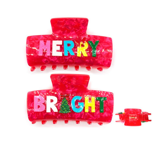 Merry and Bright Hair Clip