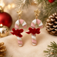 Pink Candy Cane Earrings