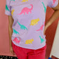 Sequin Dinosaur Top