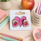 Pink Backpack Studs