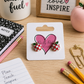 Checkered Apple Studs