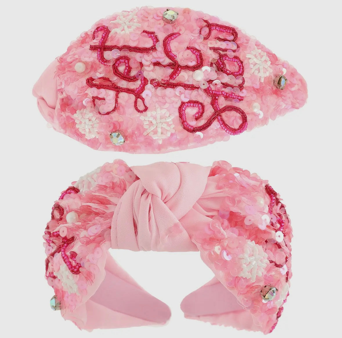 Sequin Let It Snow Headband