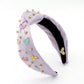 Shiny Purple Dinosaur Jeweled Headband