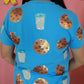 Sequin Milk & Cookies Top