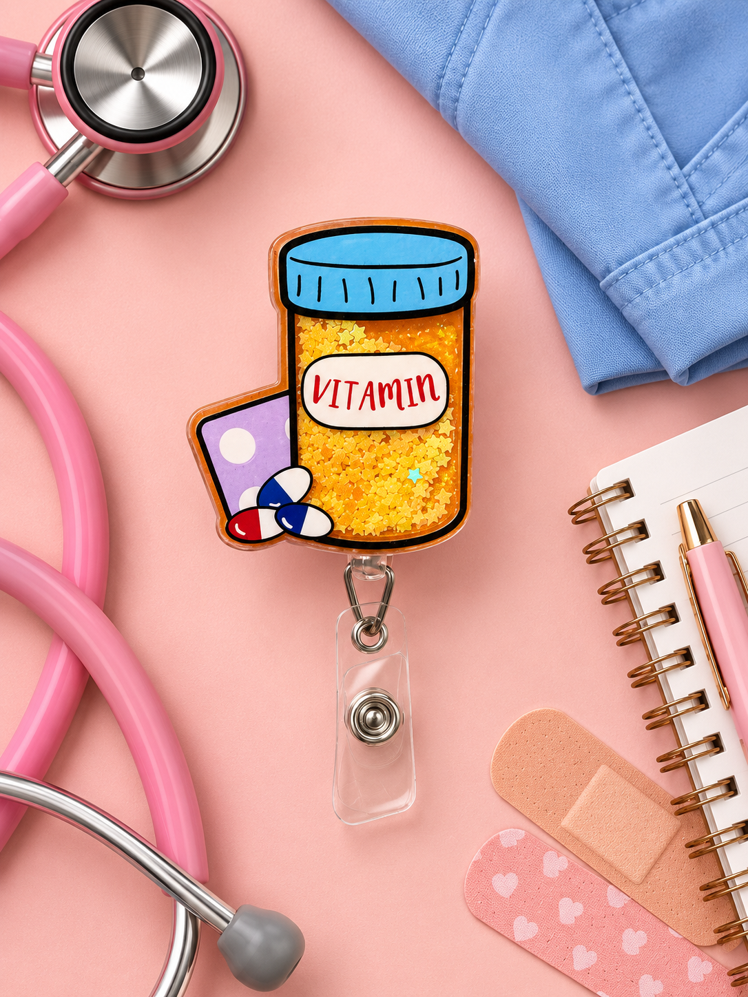 Vitamins Badge Reel