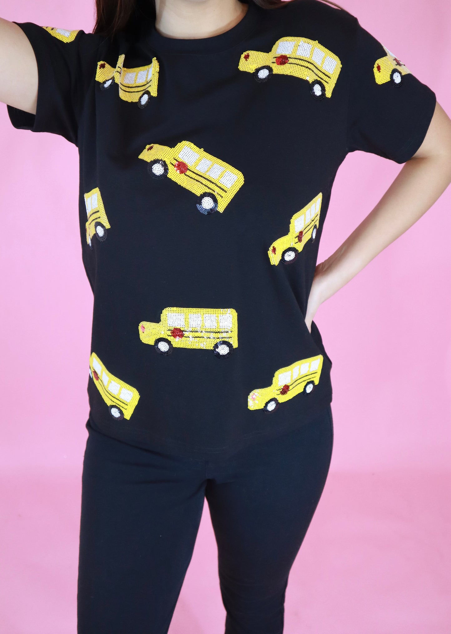 Sequin Schoolbus Shirt