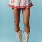Embroidered Bear Skort