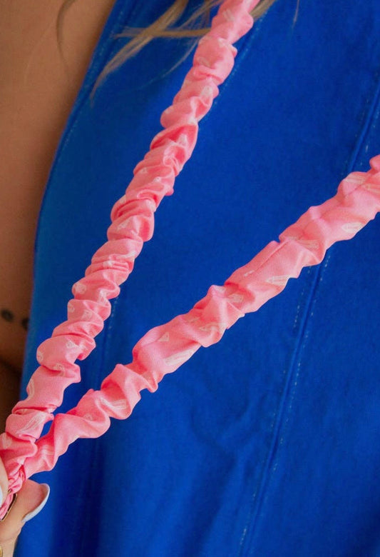 Andi X Kaitlyn & Faith Pink Pencil Lanyard