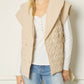 Beige Heart Puff Vest