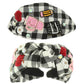 Plaid Teacher Beaded Icon Headband