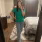 Teacher Themed Rhinestone Top