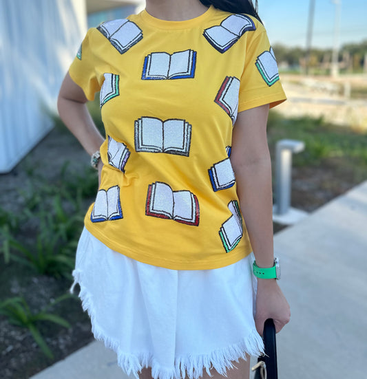 Sequin Book Shirt