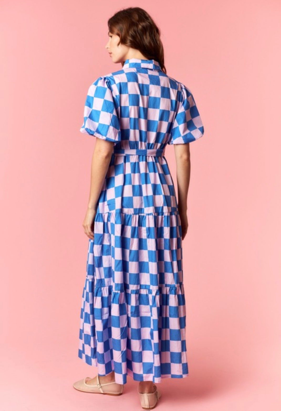 Checkered Maxi Dress