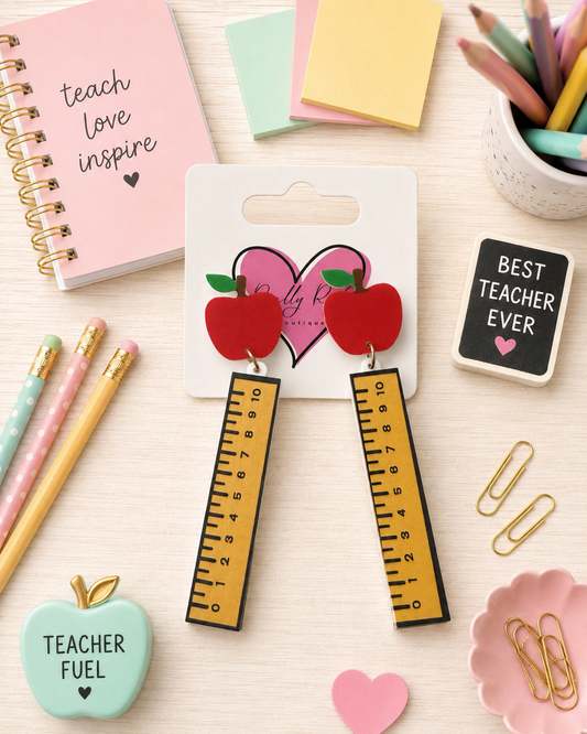 Apple Ruler Earrings