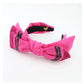 Pink Crayon Bow Headband