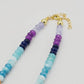 Colorful Gemstone Necklace with Pearl