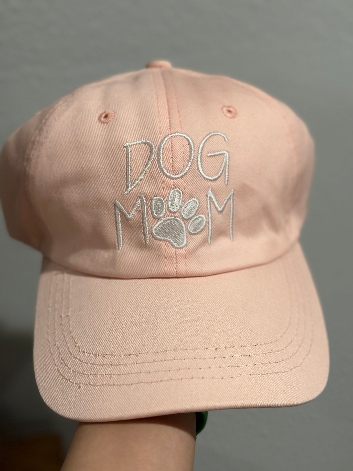 Embroidered Dog Mom Hat