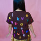 Sequin Colorful Alphabet Shirt