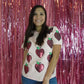 Teaching is A Work of Heart Sequin Shirt