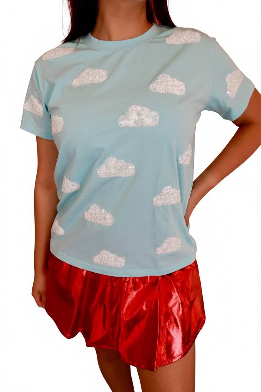 *PREORDER* Sequin Cloud Top