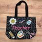 Sequin Teacher Tote Bag