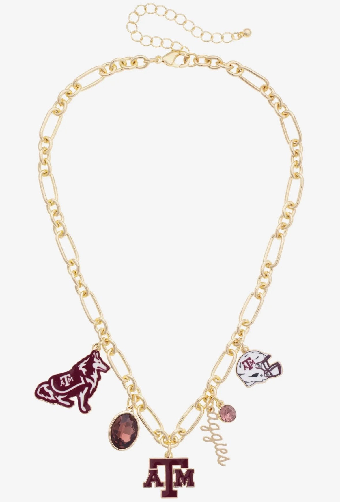 Texas A&M Gameday Charm Necklace