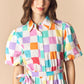 Multi Colored Checkered Dress