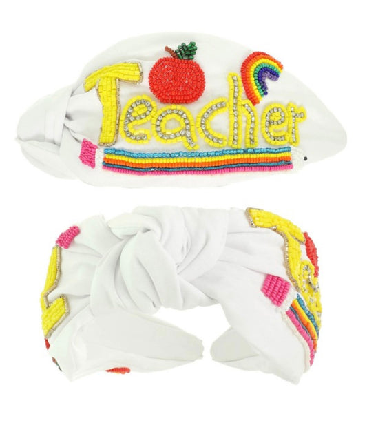 Rhinestone Teacher Headband