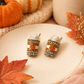Pumpkin Spice Stud Earrings