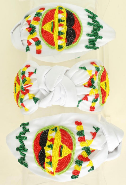 Cinco De Mayo Beaded Headband