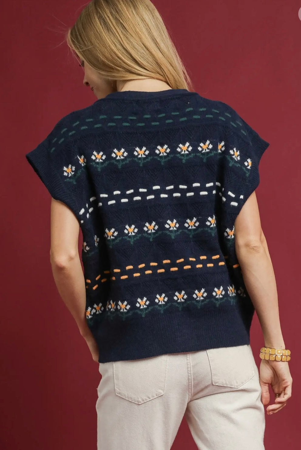 Navy Sweater Vest
