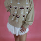 Taupe Sequin Espresso Martini Sweatshirt