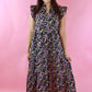 *PREORDER* Composition Themed Midi Dress