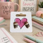 Leopard Coffee Studs
