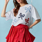 Red Bow Skirt
