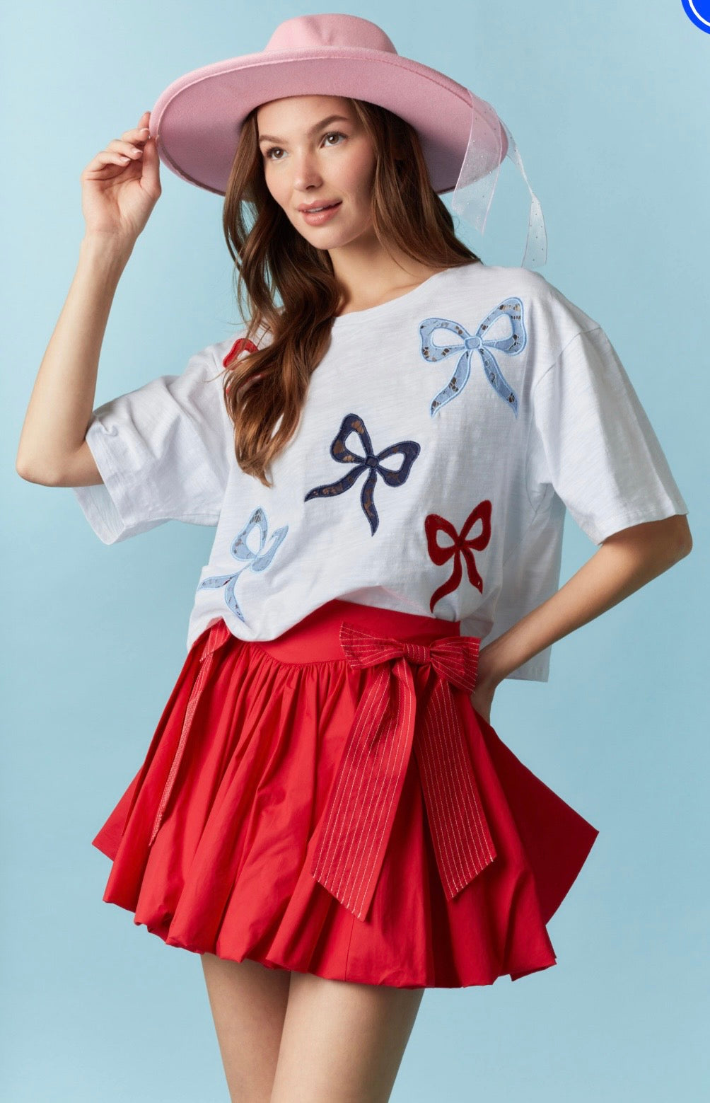 Red Bow Skirt