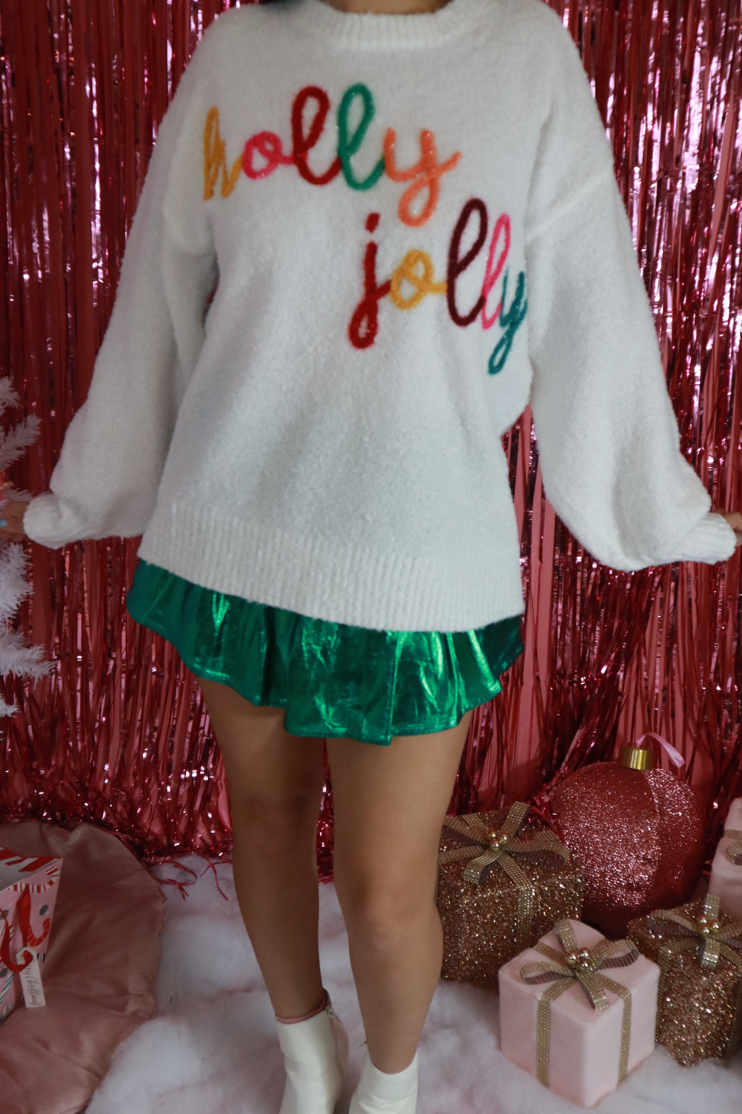 Holly Jolly Oversized Sweater