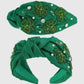 Beaded Shamrock Headband