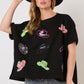 Sequin Oversized Cowgirl Hats Top