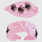Pink Beaded Spider Headband