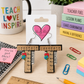 T Ruler Teacher Earrings