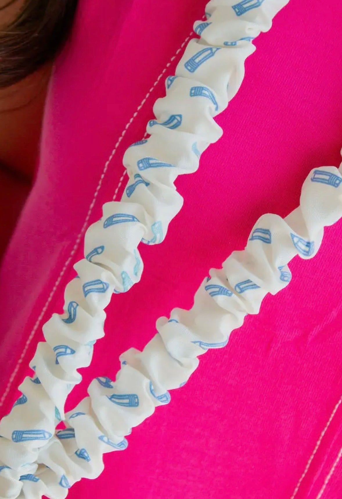 Andi X Kaitlyn & Faith Blue Pencil Lanyard