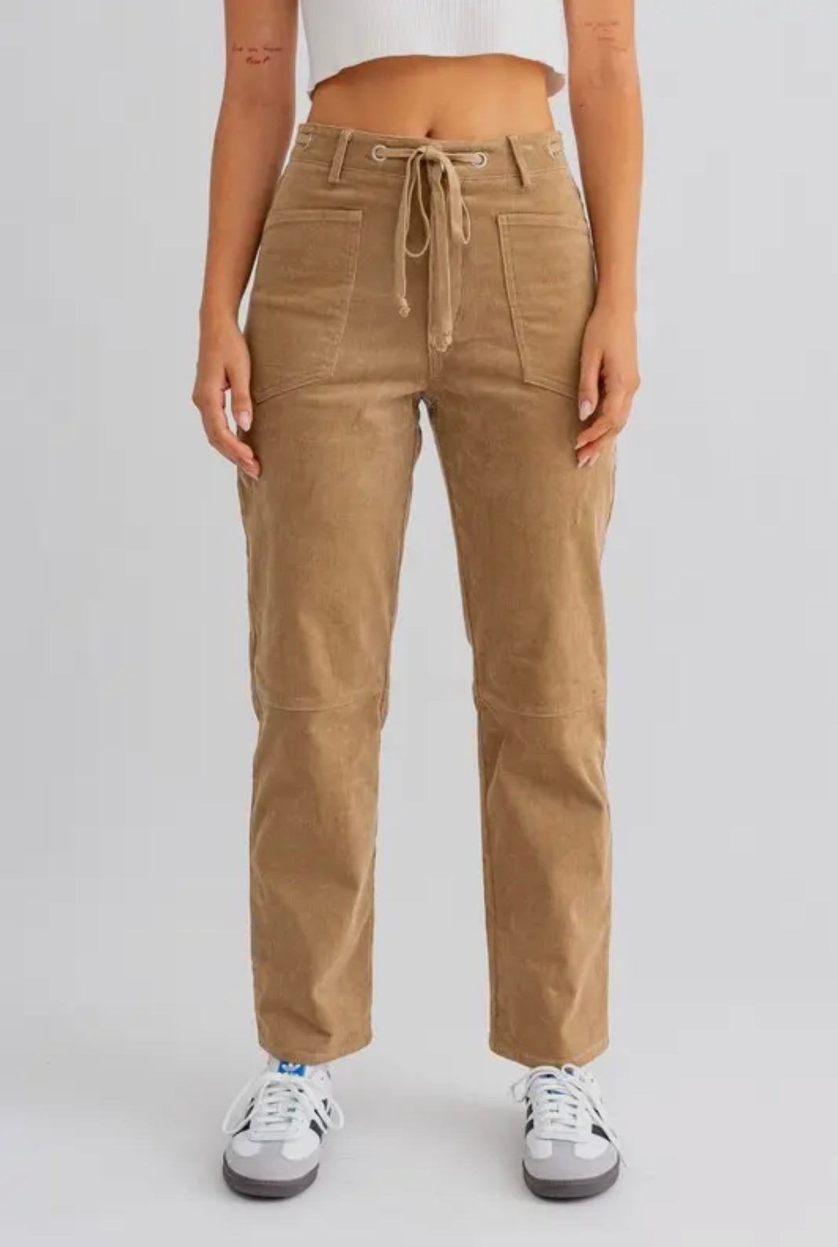 Beige Twill Pants