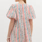 Multi Color Bow Print Dress