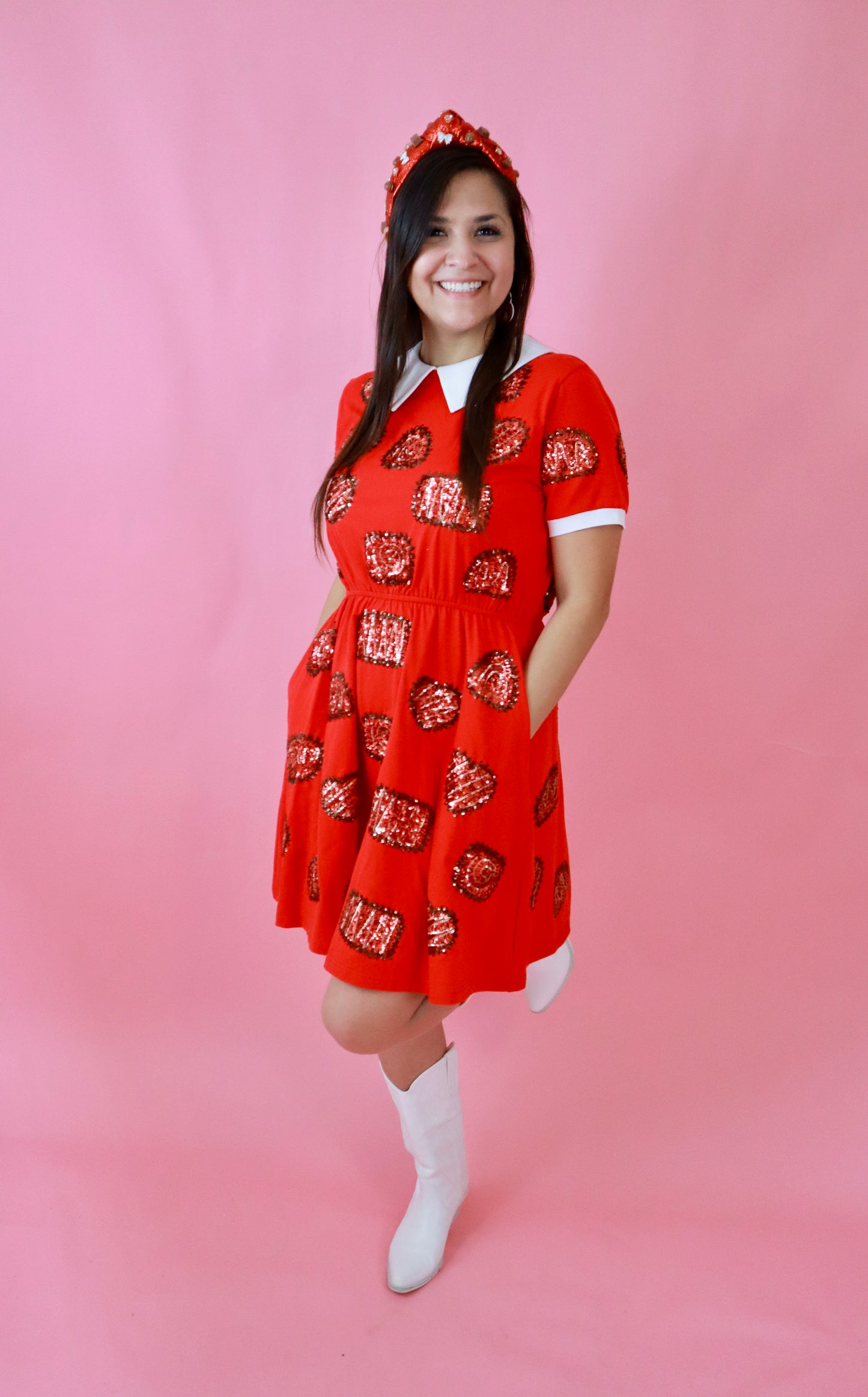 Sequin Box of Chocolates Dress