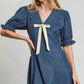 Navy Polka Dot Dress