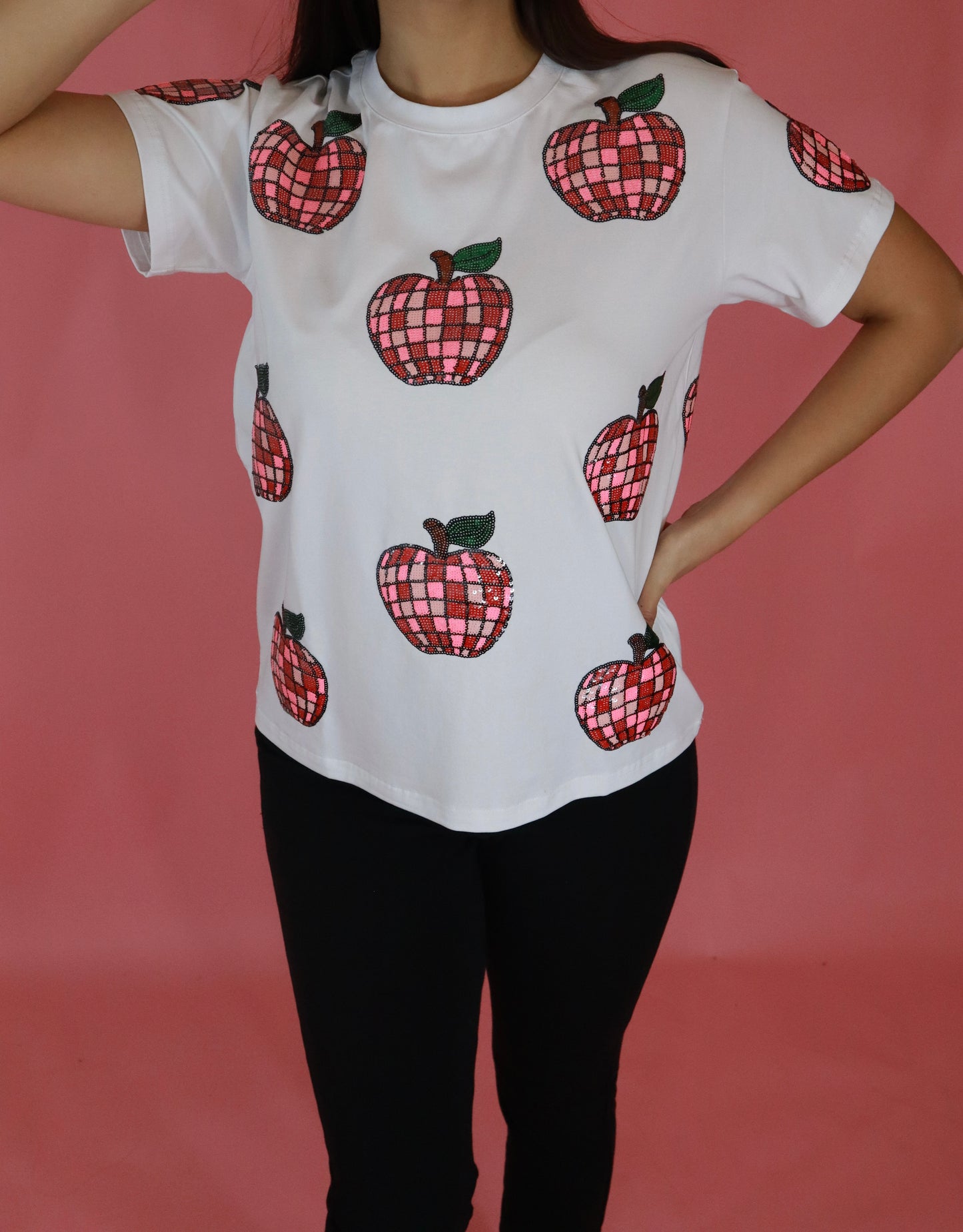 Sequin Disco Apple Shirt