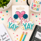 Cursive Friyay Earrings