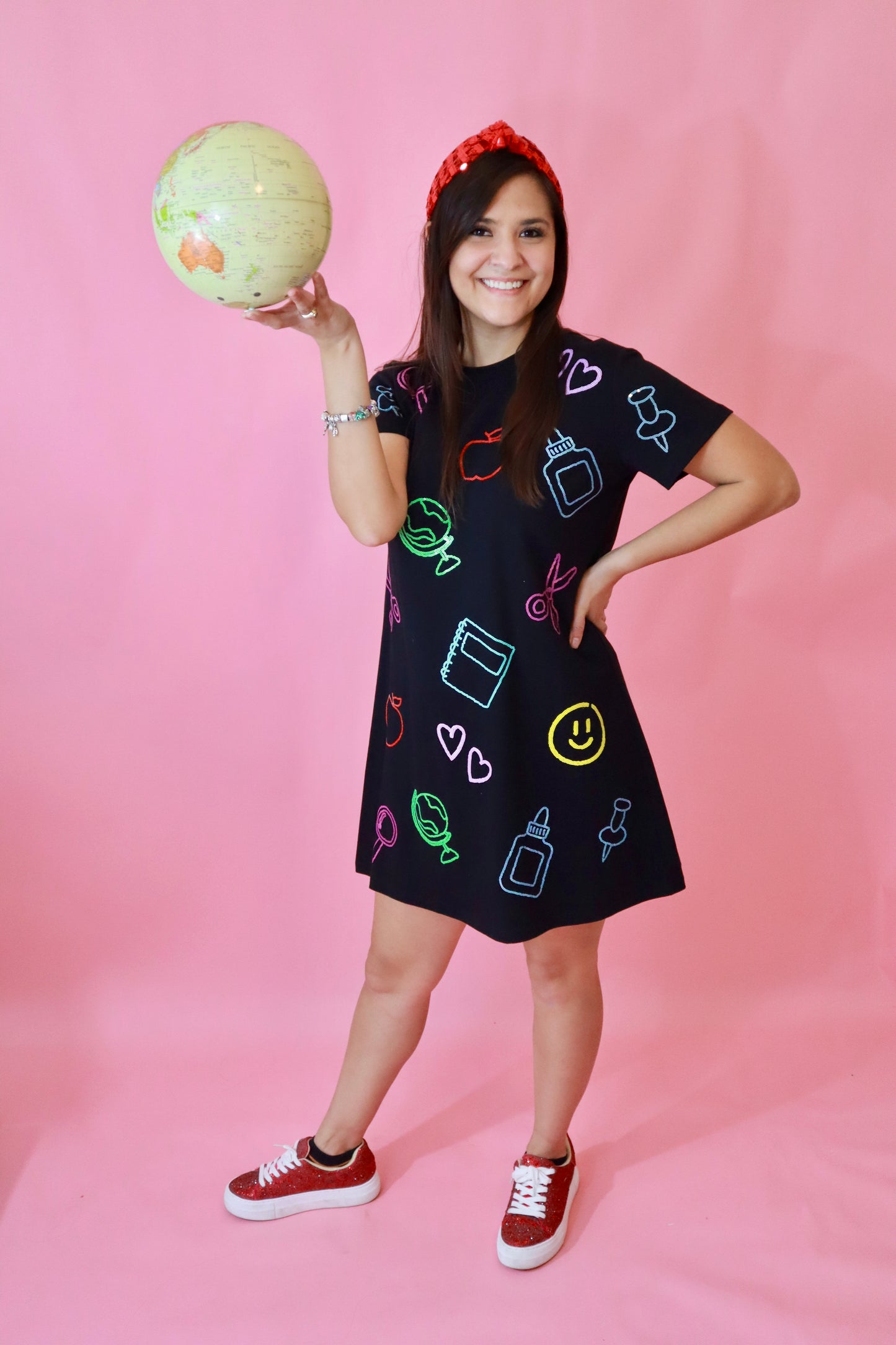 Sequin Teacher Dress